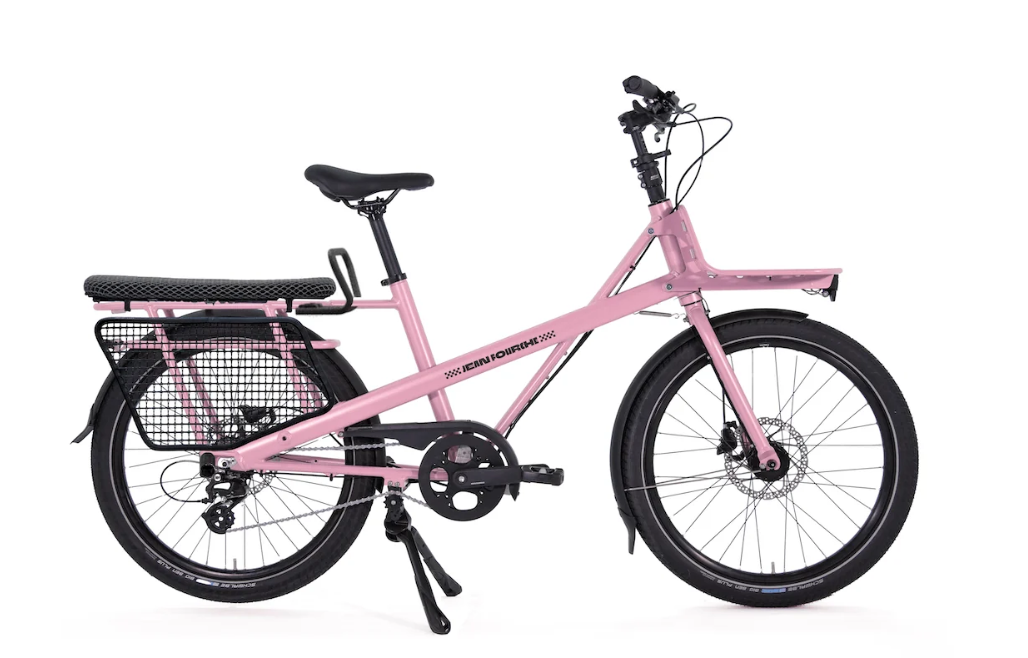 Jean Fourche 2 Vélo longtail — Rose poudré